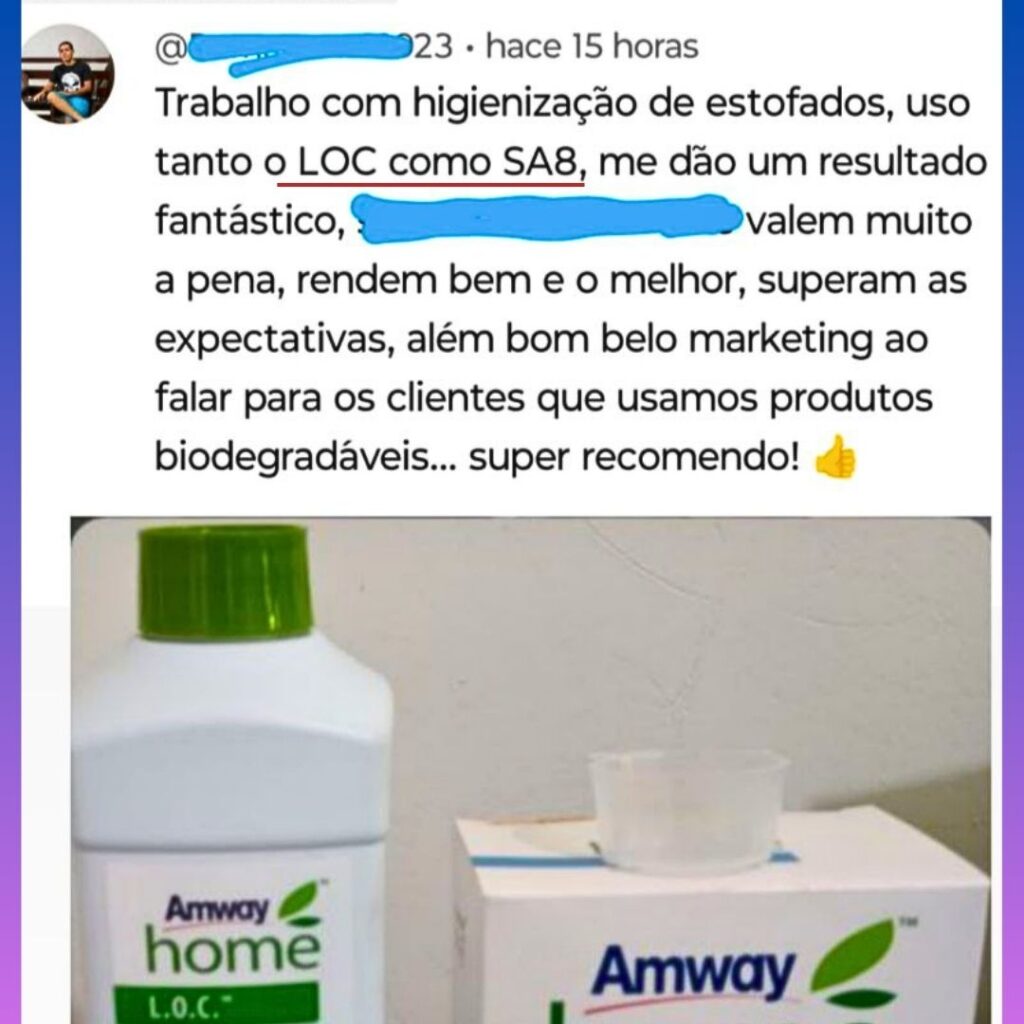 Amway LOC – Limpador Concentrado Multiuso para Toda Casa