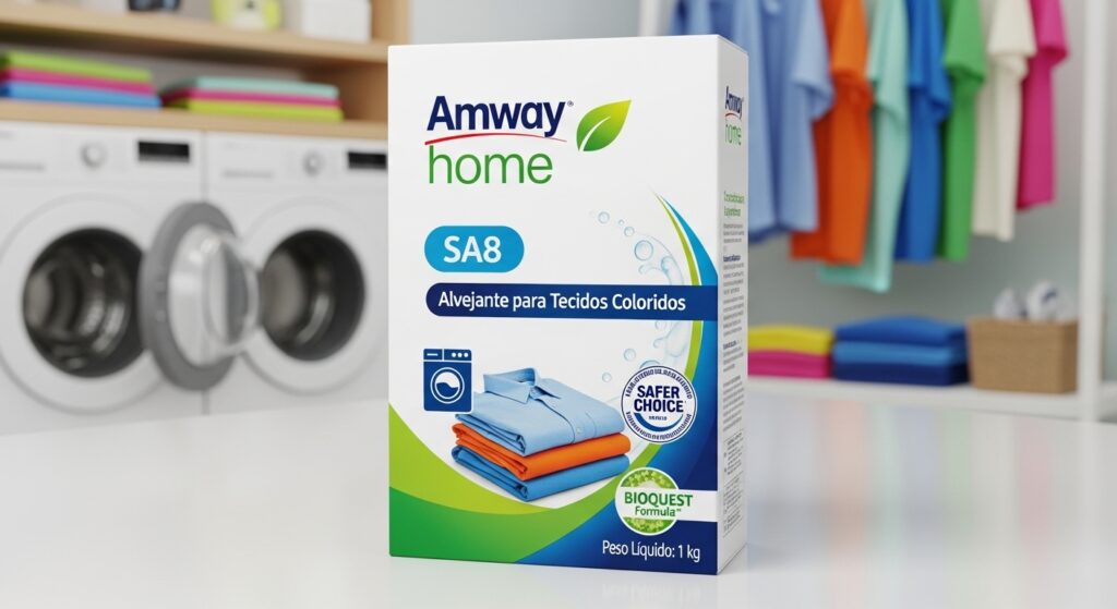 Alvejante Branqueador SA8 Amway – Poder e Cuidado em Cada Lavagem 1