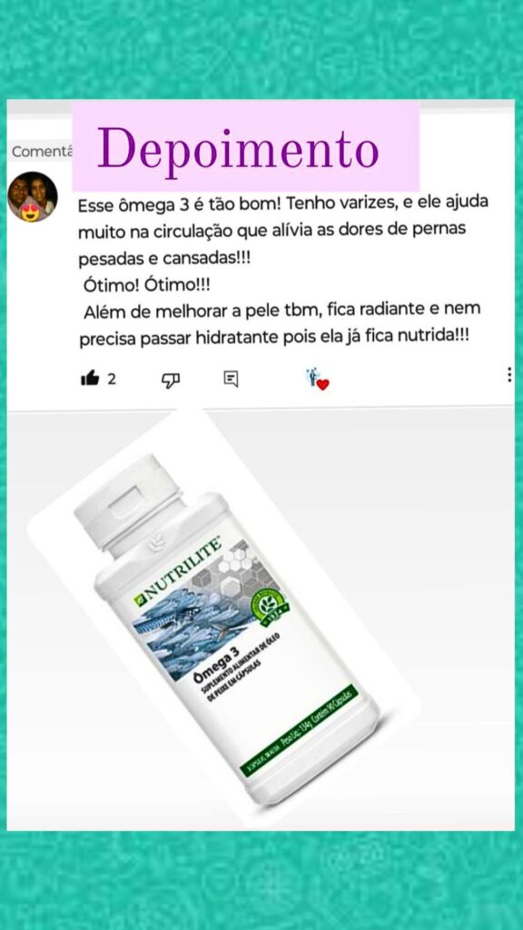 Depoimento sobre Ômega 3 Nutrilite™ – Fernanda C.