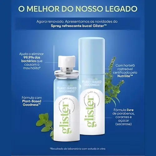 Spray Bucal refrescante Glister da Amway