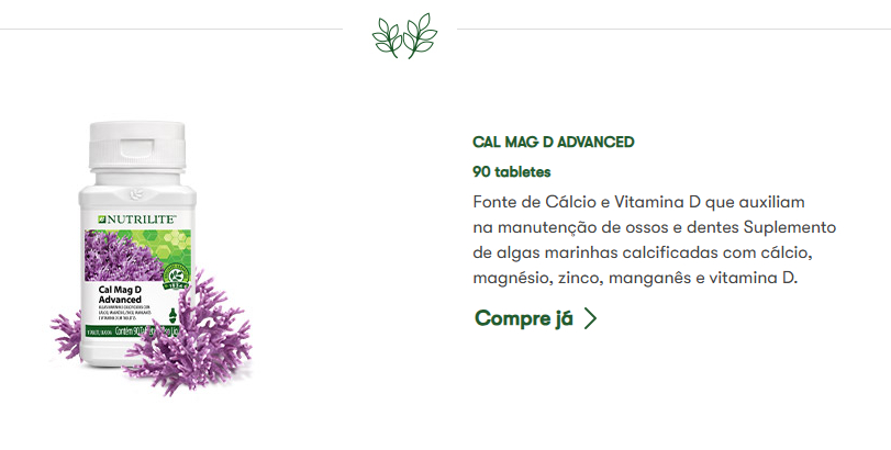 Alga marinha pura da Islândia, representando a origem natural e a pureza do Calmag.