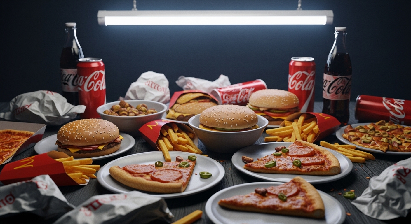 Alimentos industrializados e fast food